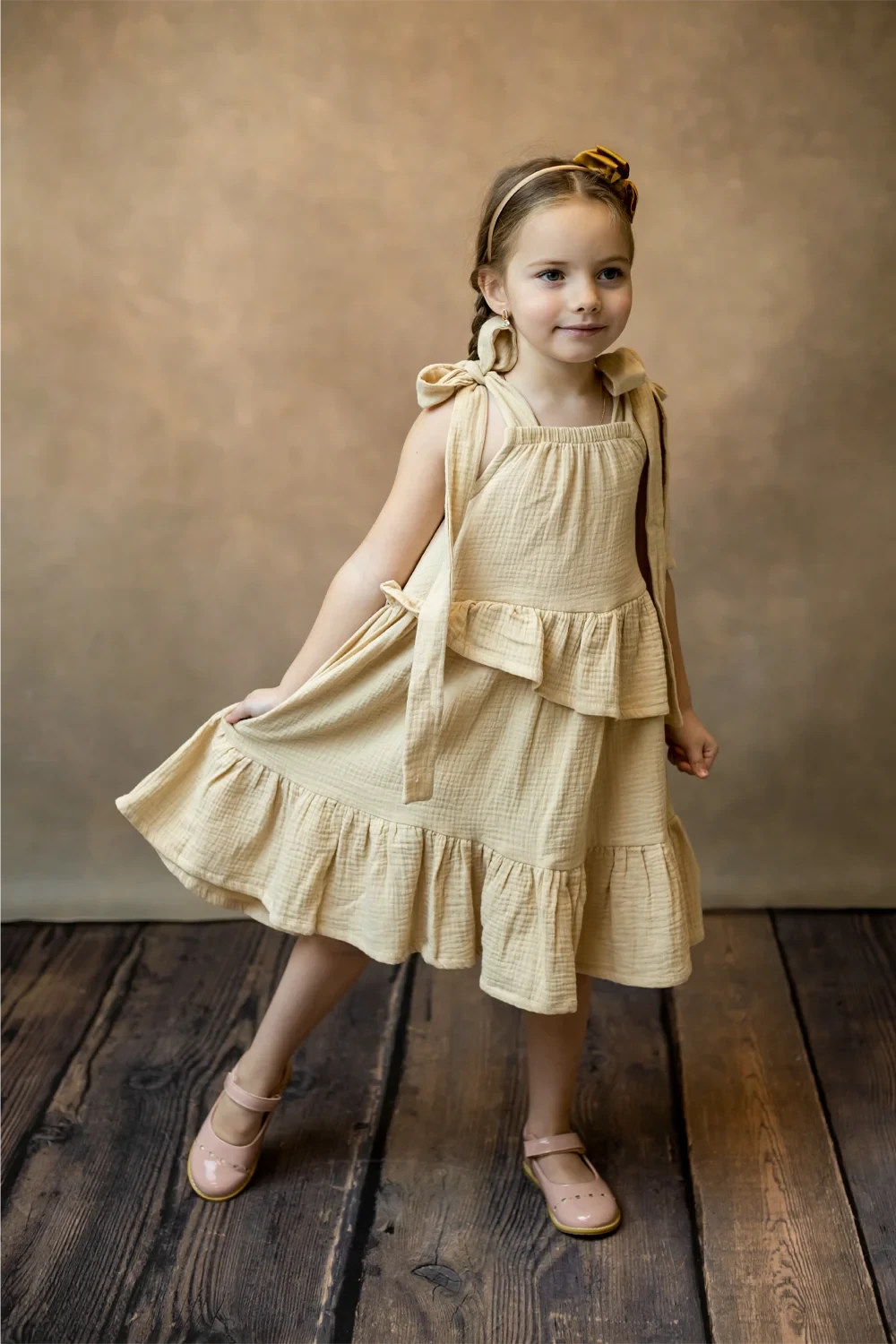Kinder Musselin Kleid