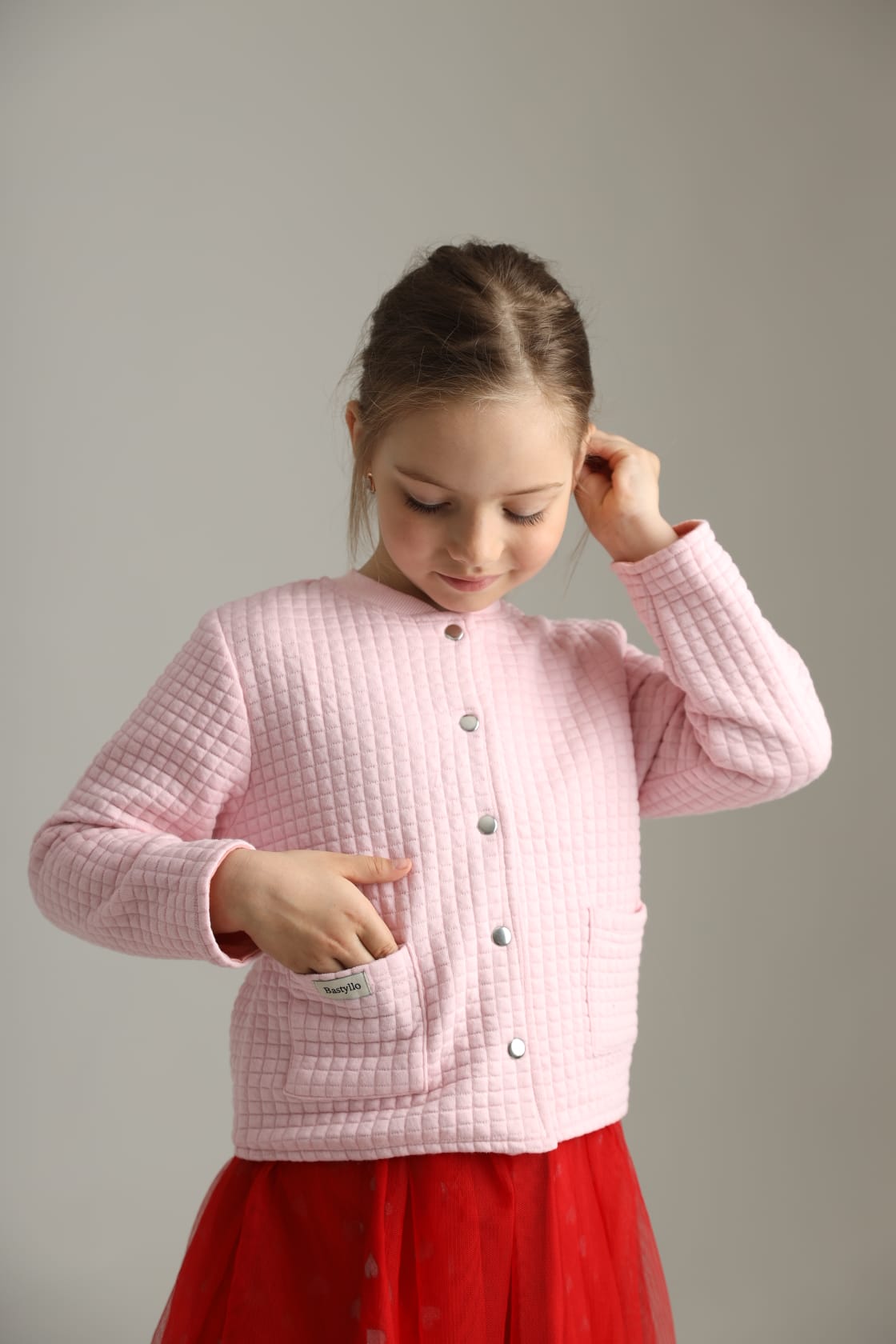 Wendbare Mädchenjacke 2-in-1